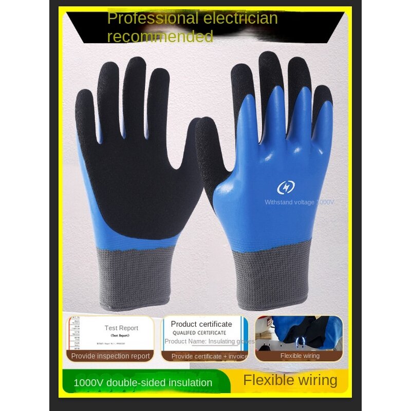 Electrician Gloves Factory - Bate Factory 1000 Voltage Latex Rubber