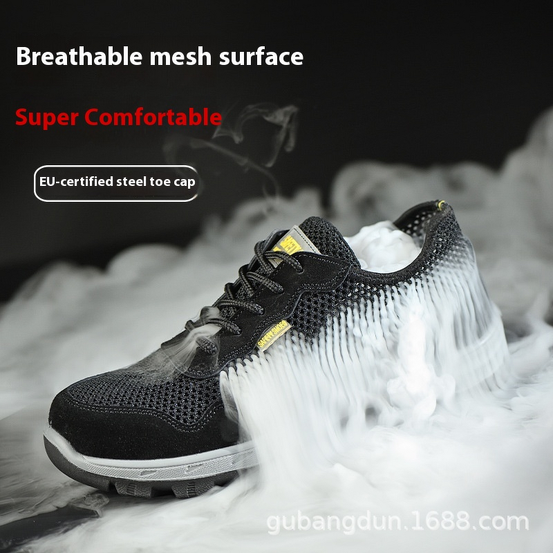 Safety Shoes Manufacturer - Men's Summer Breathable Steel Toe PU