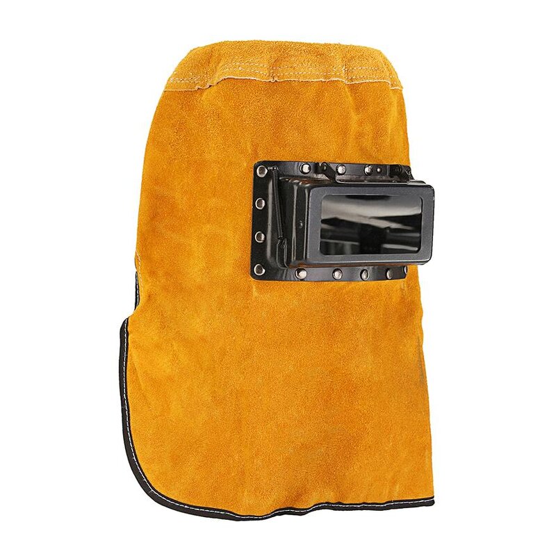 Welding Hood Manufacturer - Comfortable Cowhide Split Leather Helmet