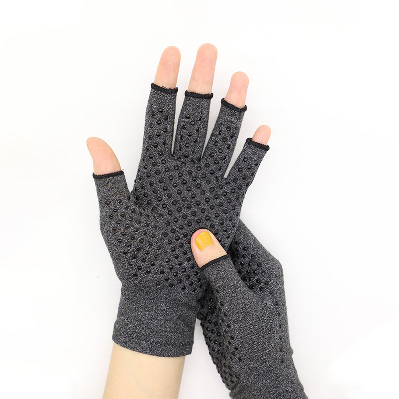 Rehabilitation Gloves Supplier - Dots Half-Finger Cycling Pressure