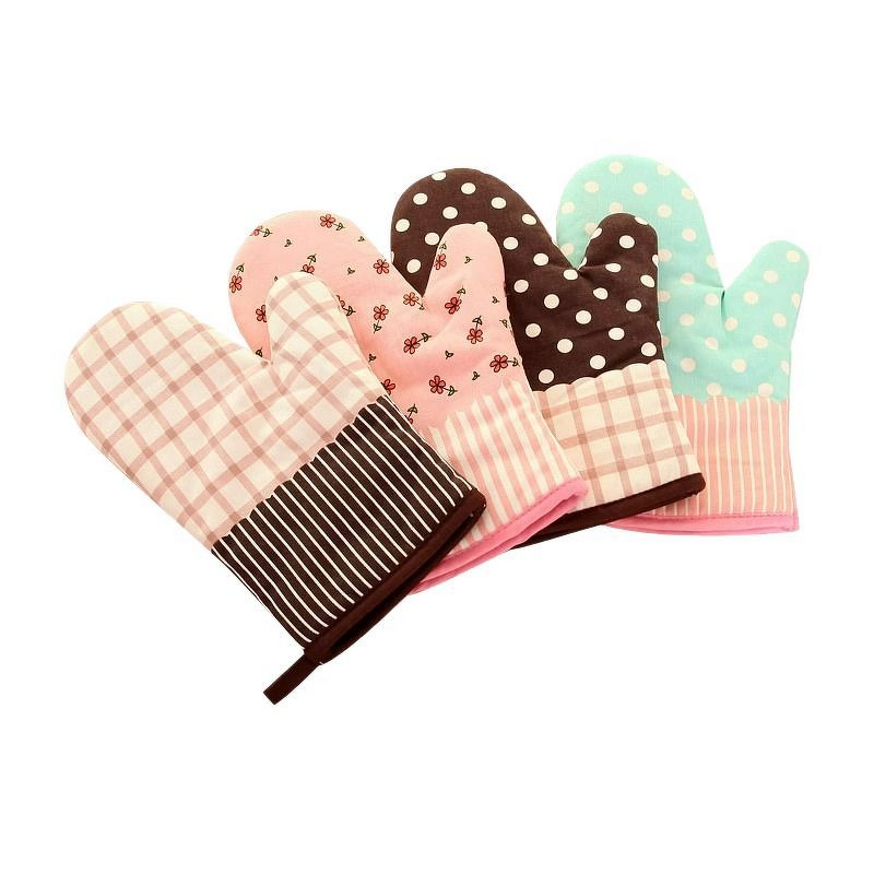 Oven Gloves Supplier - High Temperature Thickened Anti-Scald Baking