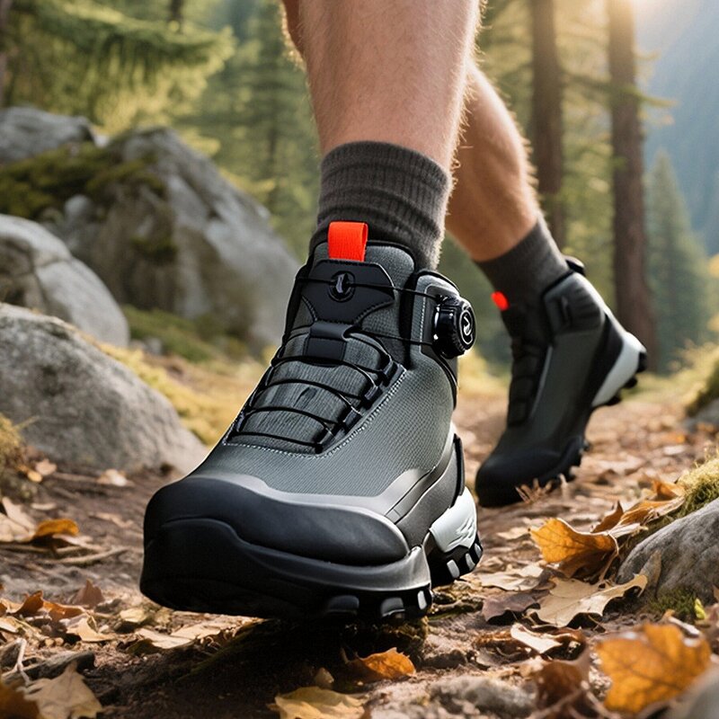 Hiking Boots Factory - Couple's TPU Waterproof Fabric Hiking Boots