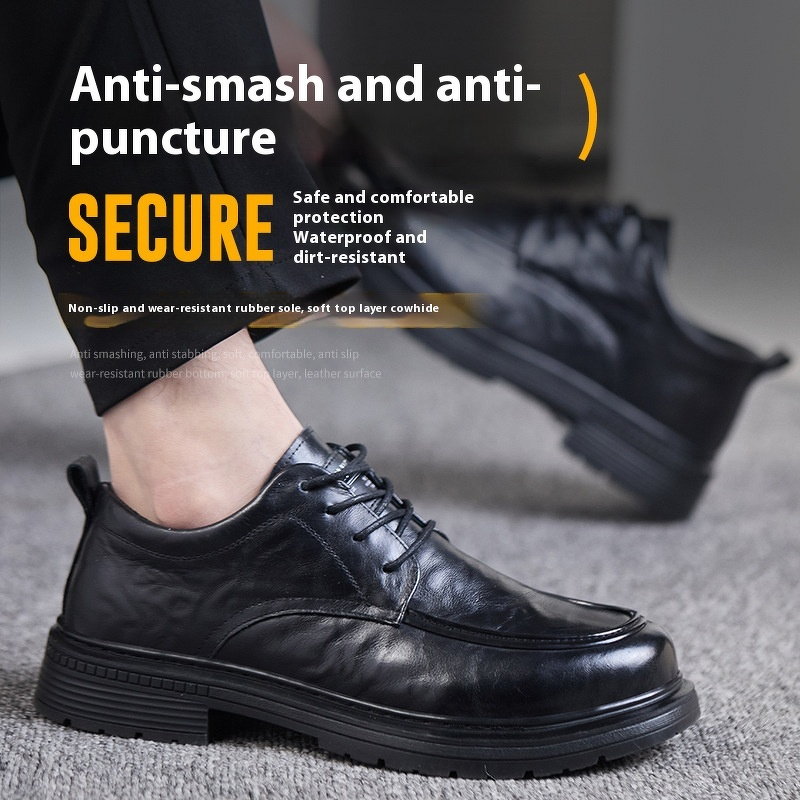 Safety Shoes Factory - Cowhide Plastic Toe 6kv Electricians Rubber