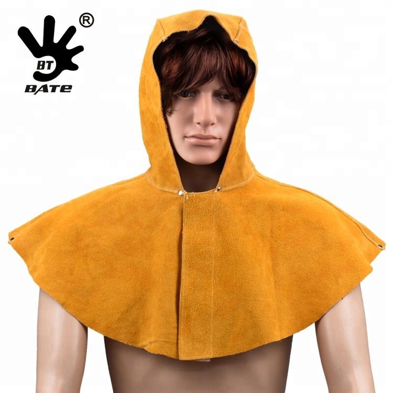 Welding Caps Manufacturer - Cow Split Leather Welding Caps