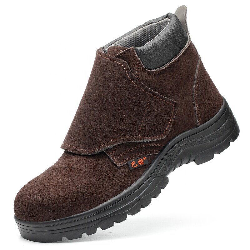 Safety Shoes Factory - Genuine Leather Welding Steel Toe All Seasons