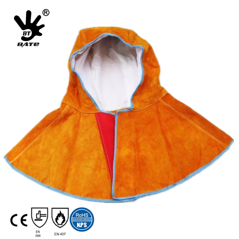 Welding Cape Supplier - Leather Welding Protective Head Shawl Cape
