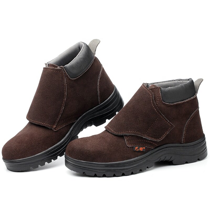Safety Shoes Factory - Genuine Leather Welding Steel Toe All Seasons