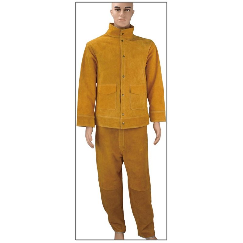 Welding Apparel Manufacturer - Split Leather Jacket Trousers Coveralls