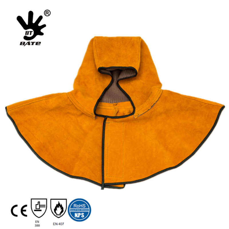 Welding Cape Supplier - Leather Welding Protective Head Shawl Cape