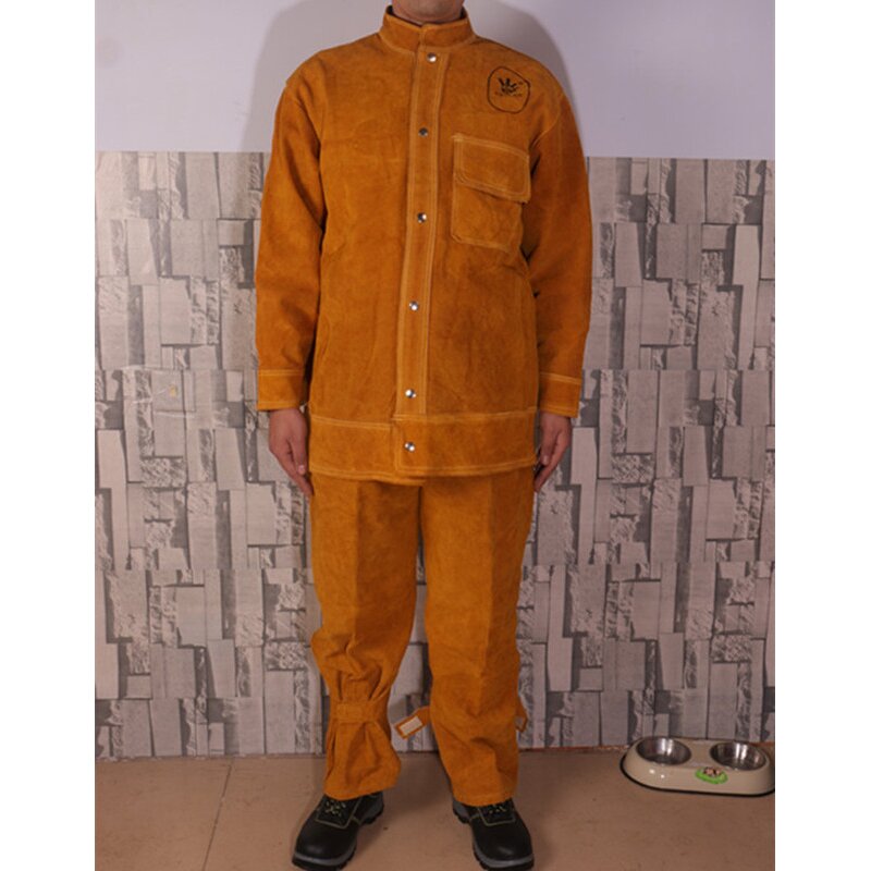 Welding Jacket Supplier - Leather Heavy Duty Welder Safety Jacket