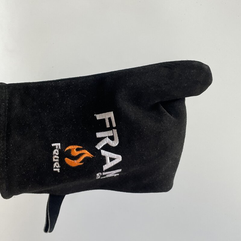 Oven Gloves Supplier - Black Complete Cowhide Custom Household