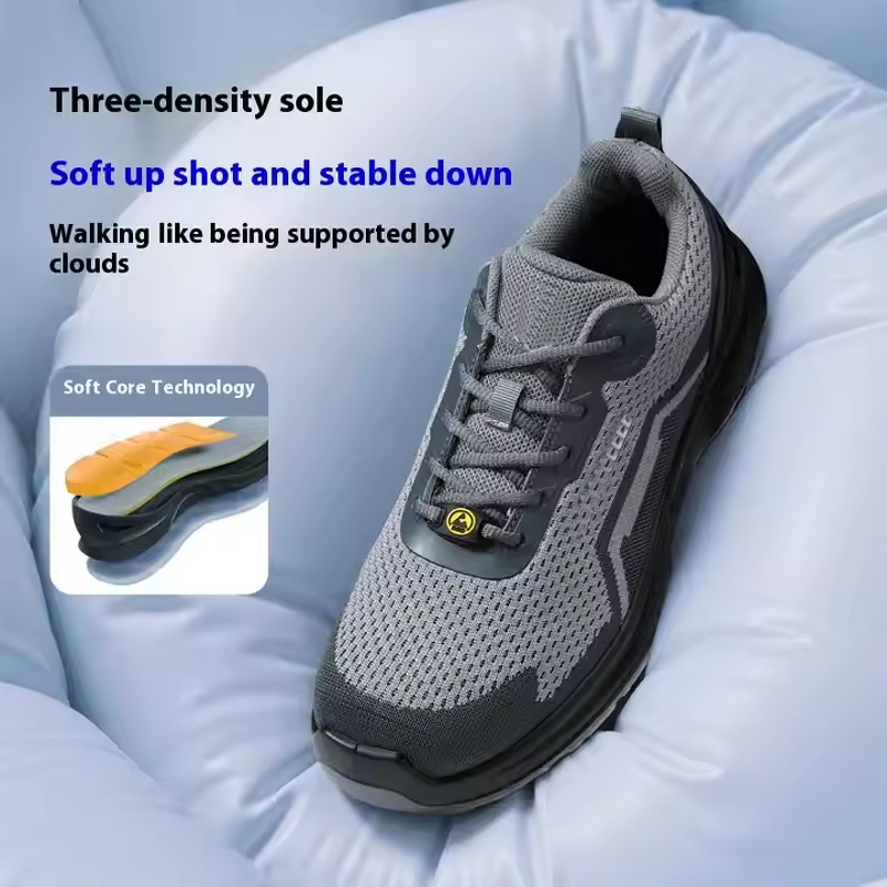Safety Shoes Manufacturer - Wholesale Blue Anti-Static Kevlarr Steel Toe