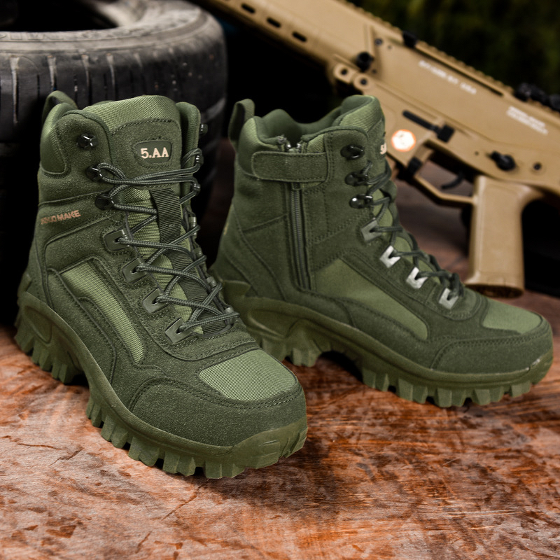 Hiking Boots Factory - Hot-Selling High-Top Men's Tactical Camping