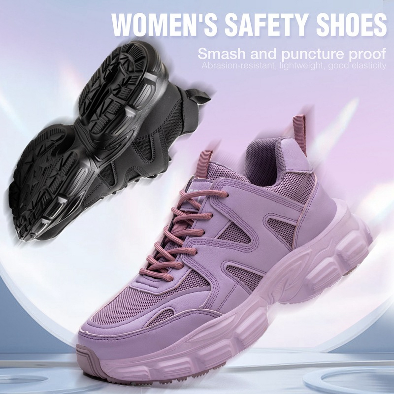 Safety Shoes Supplier - Women's Summer Steel Toe Kevlarr MD Sole