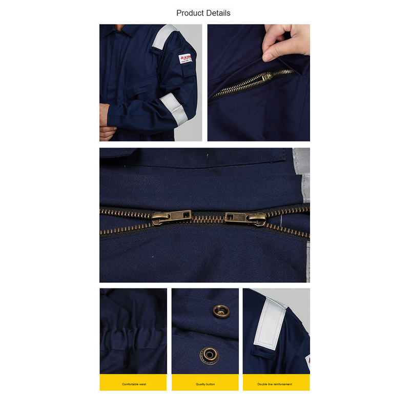 Work Clothing Factory - Customizable Reflective Flame Retardant Jumpsuit