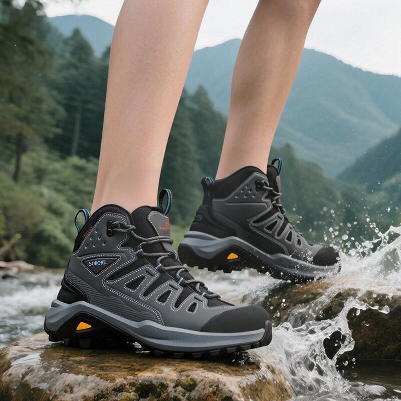 Hiking Boots Manufacturer - Couple's Genuine Leather Waterproof Hiking