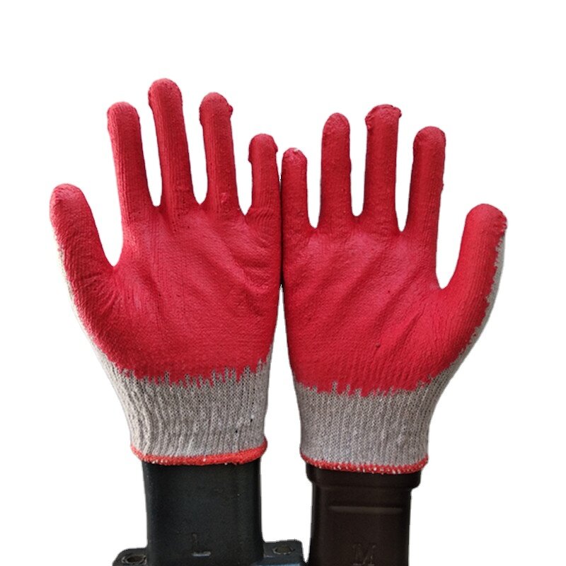 Work Gloves Manufacturer - Cheap Cotton Latex Rubber Coated Safety