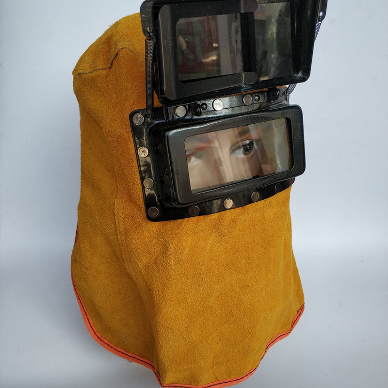 Welding Helmet Manufacturer - Head-Mounted Cowhide Polycarbonate Flip