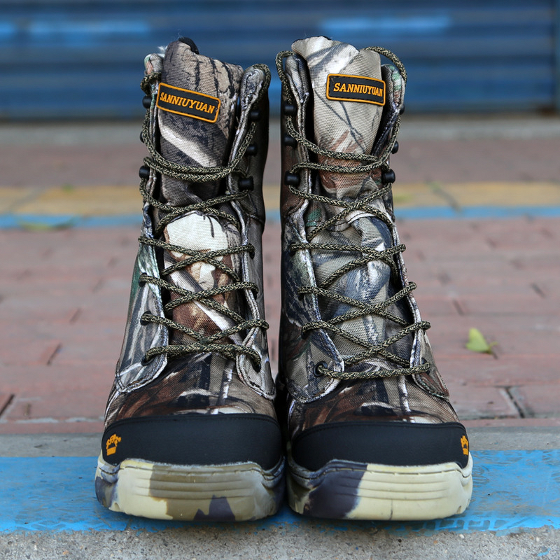 Hiking Boots Manufacturer - Combatt Boots Men Ankle Canvas Camouflage