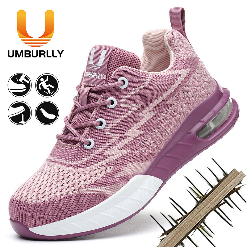 Safety Shoes Factory - Women's Fly Knit 4.0mm Kevlarr Steel Toe PU