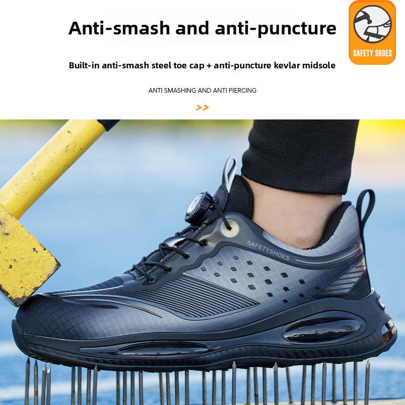 Safety Shoes Supplier - Anti-Smash Steel Toe Kevlarr Oil-Resistant KPU