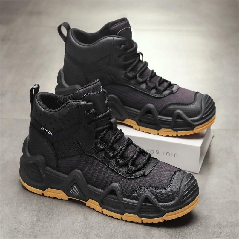 Hiking Boots Manufacturer - Men's Breathable Leather Outdoor Boots