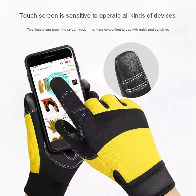 Safety Gloves Manufacturer - Microfiber Anti-Slip Garden Touchscreen