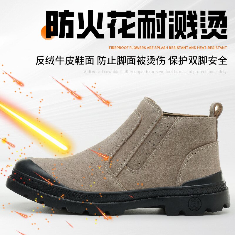 Welding Boots Manufacturer - Men's All-Season Steel Toe Zipper Welder