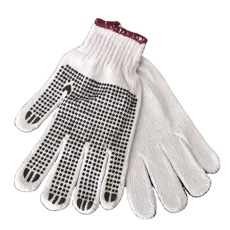 Work Gloves Manufacturer - Working Gloves 45g-75g PVC Dotted Cotton