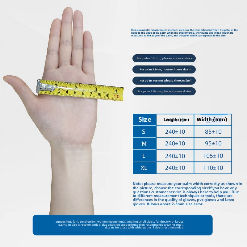 Nitrile Gloves Factory - Wholesale Blue High Elasticity Disposable