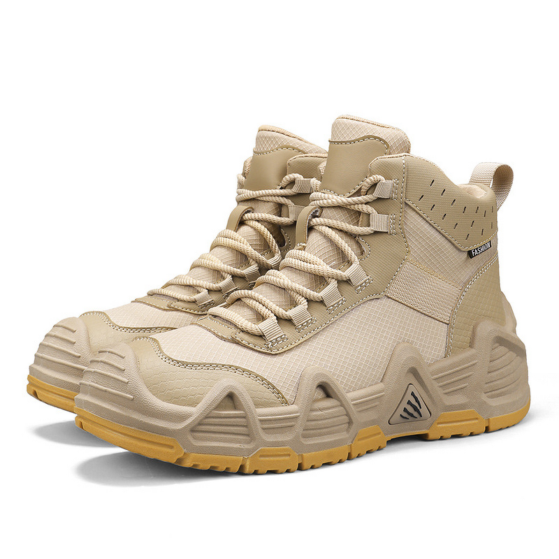 Hiking Boots Manufacturer - Men's Breathable Leather Outdoor Boots