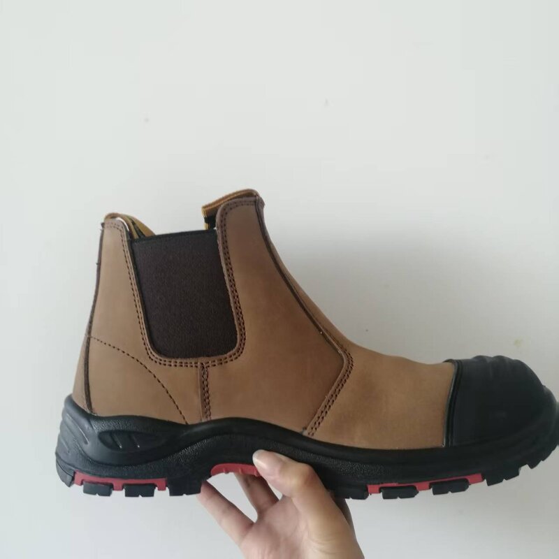 Safety Shoes Factory - Brown Genuine Leather Insulated Composite Toe