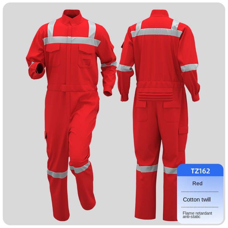 Work Clothing Supplier - Custom Pure Cotton Flame Retardant Reflective