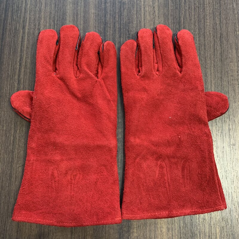 Welding Gloves Manufacturer - Custom Logo ISO 407 Cowhide Leather
