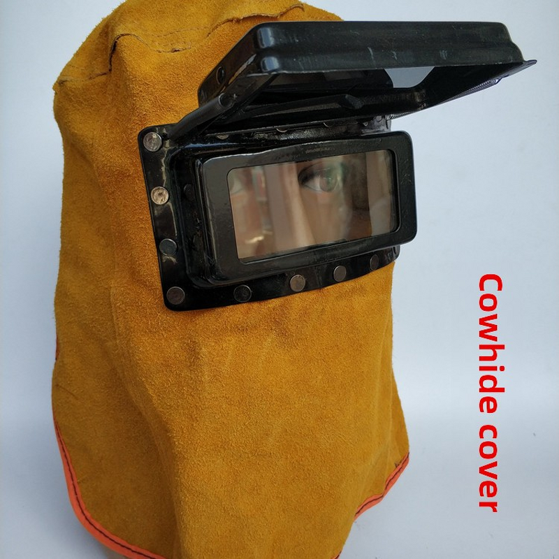 Welding Helmet Manufacturer - Head-Mounted Cowhide Polycarbonate Flip