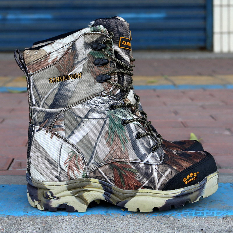 Hiking Boots Manufacturer - Combatt Boots Men Ankle Canvas Camouflage