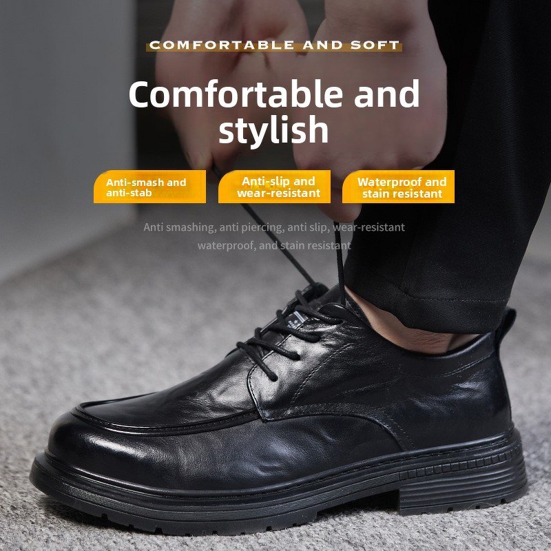 Safety Shoes Factory - Cowhide Plastic Toe 6kv Electricians Rubber