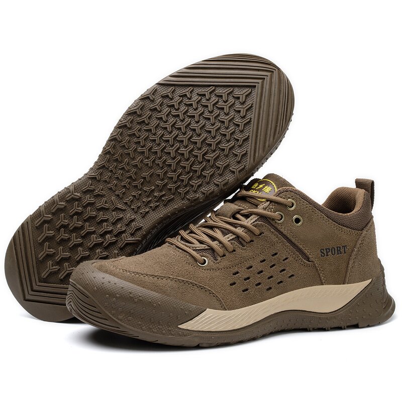 Safety Shoes Factory - Hot Sale Men's Cow Leather Steel Toe Kevlarr