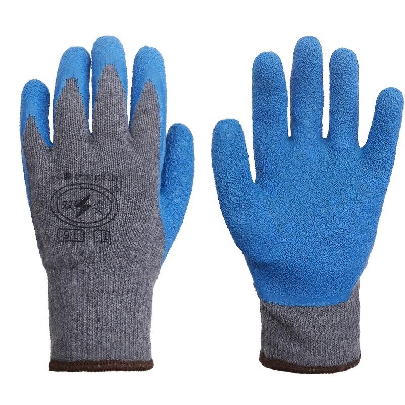 Electrician Gloves Manufacturer - Rubber Insulation 400 Volts Wear-resistant