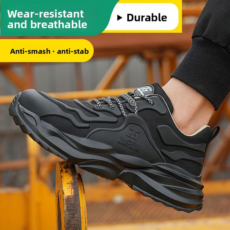 Safety Shoes Manufacturer - Men's Fly Knit TPU Kevlarr EVA Steel Toe