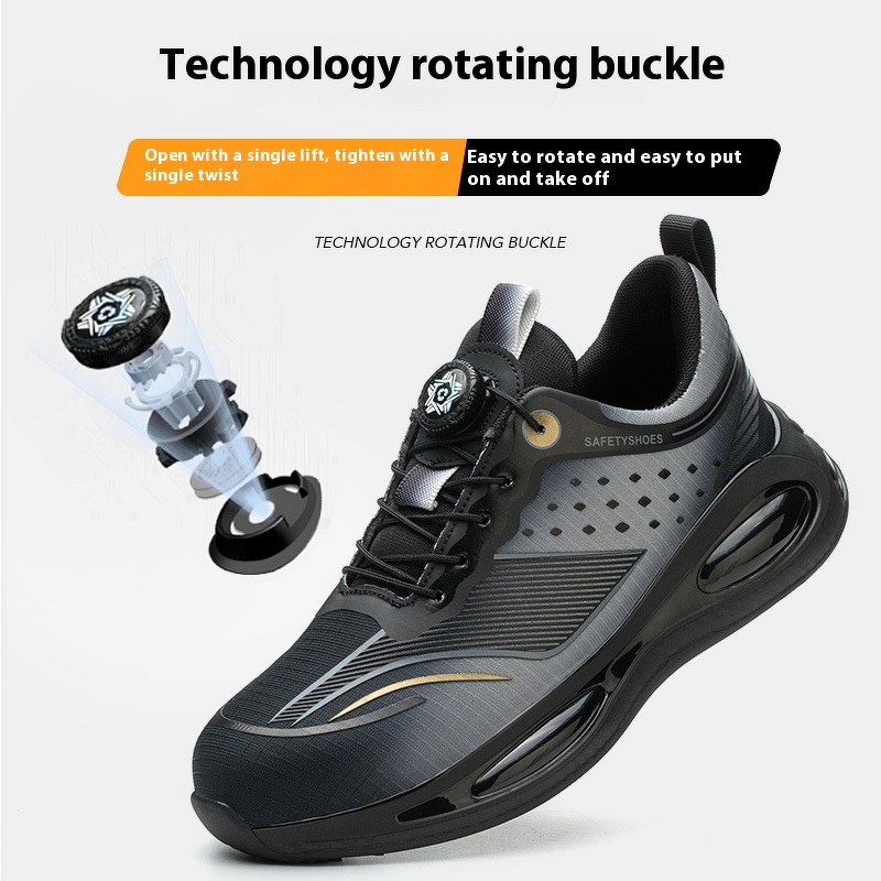 Safety Shoes Supplier - Anti-Smash Steel Toe Kevlarr Oil-Resistant KPU