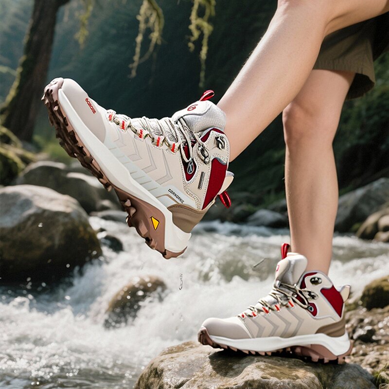 Hiking Boots Supplier - Couple's Waterproof Cowhide Leather Hiking