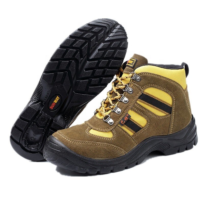 Safety Shoes Supplier - Genuine Leather PU Outsole Safety Shoes