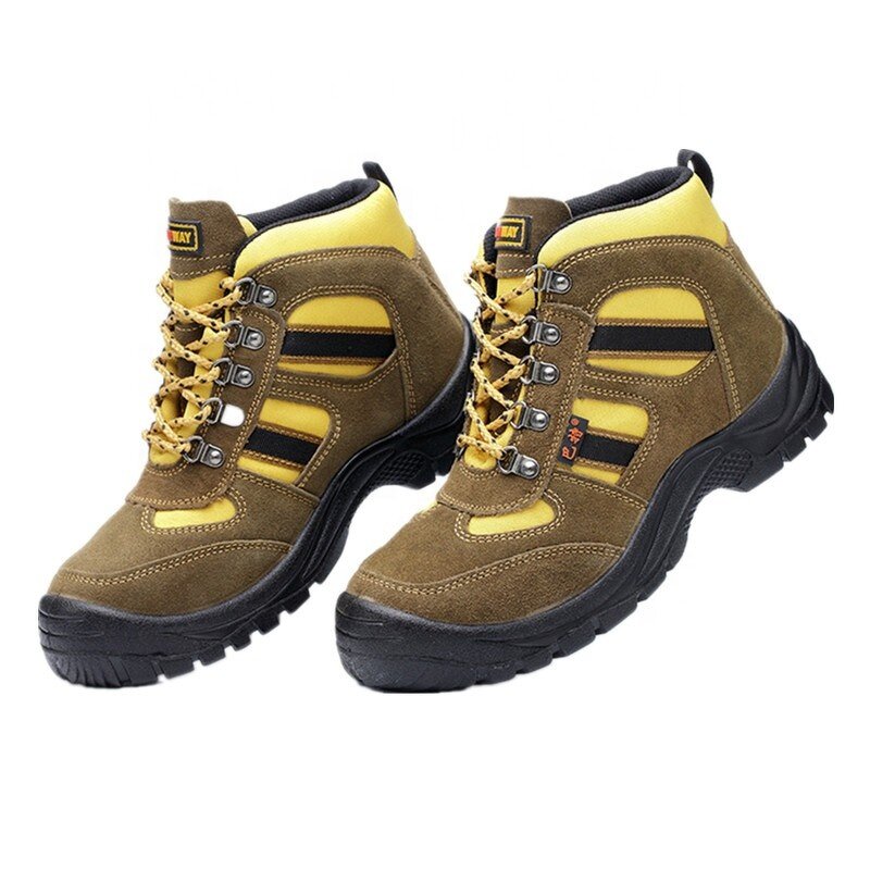 Safety Shoes Supplier - Genuine Leather PU Outsole Safety Shoes