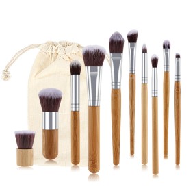 Makeup Kit Manufacturer - Custom 32Pcs Kabuki Brush Cleaner Pouch