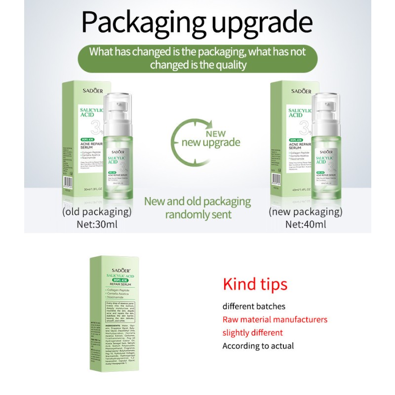 Acne Serum Manufacturer - Custom Salicylic Acid Hydrating Acne Relief