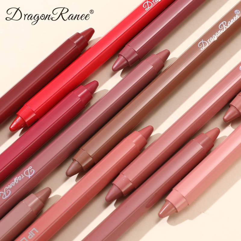 Lip Liner Pencil Supplier - Bulk 12 Color Velvet Matte Lip Liner Set