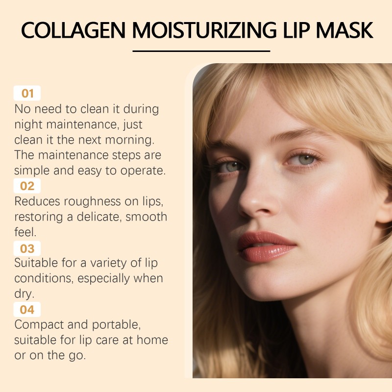 Lip Mask Manufacturer - OEM Collagen Nourishing Lip Lines Care Mask
