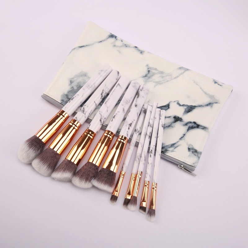 Makeup Brushes Factory - OEM 11pcs Bamboo Handle Brush Kit