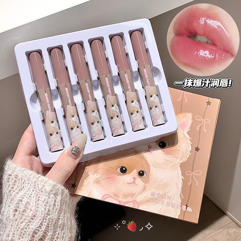 Lip Balm Set Factory - OEM 4pcs Long-lasting Brightening Lip Care